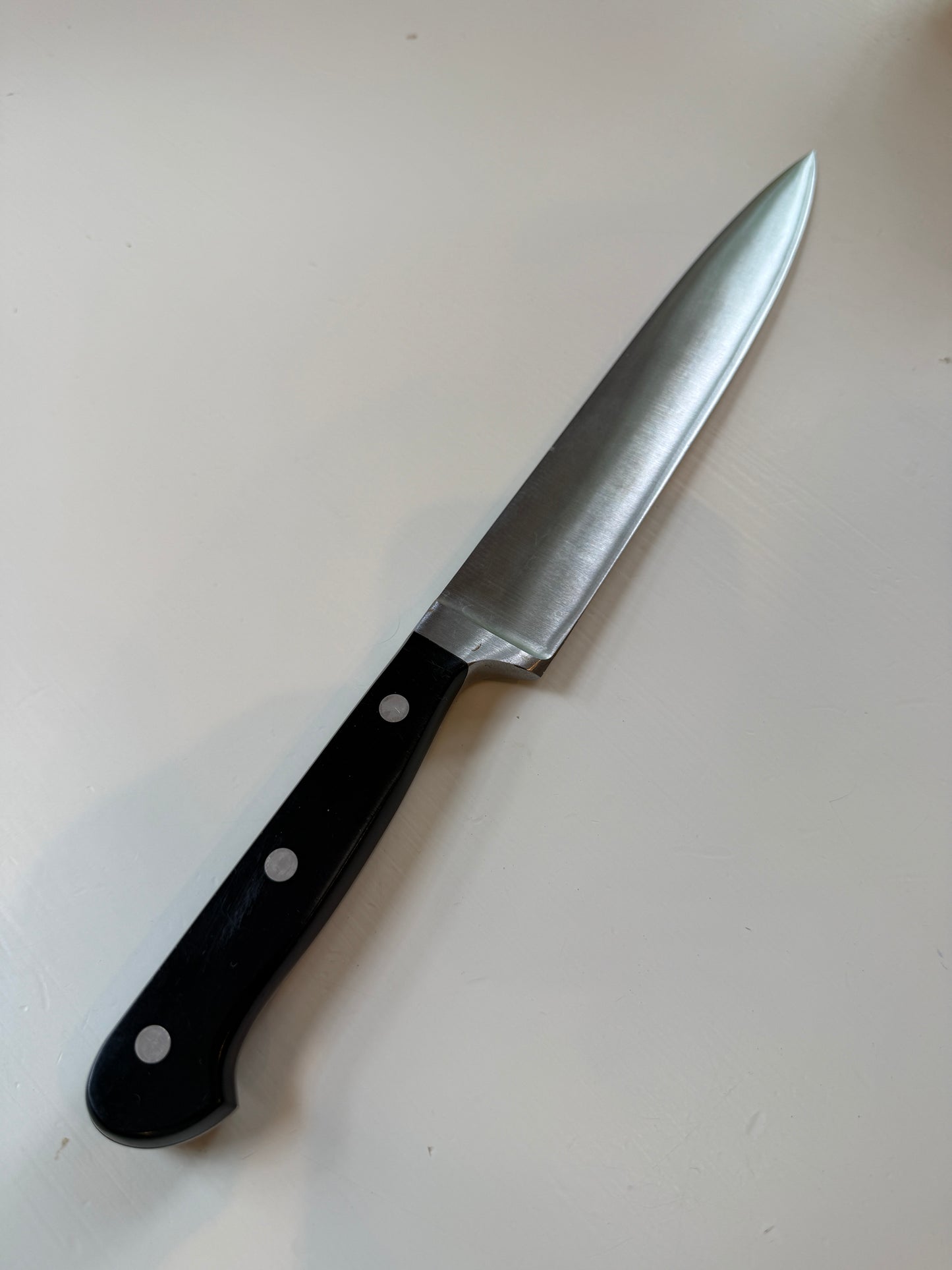 Ed Wusthof Dreizackwerk Solingen Germany Carving Knife 4522 / 20cm Black Handle