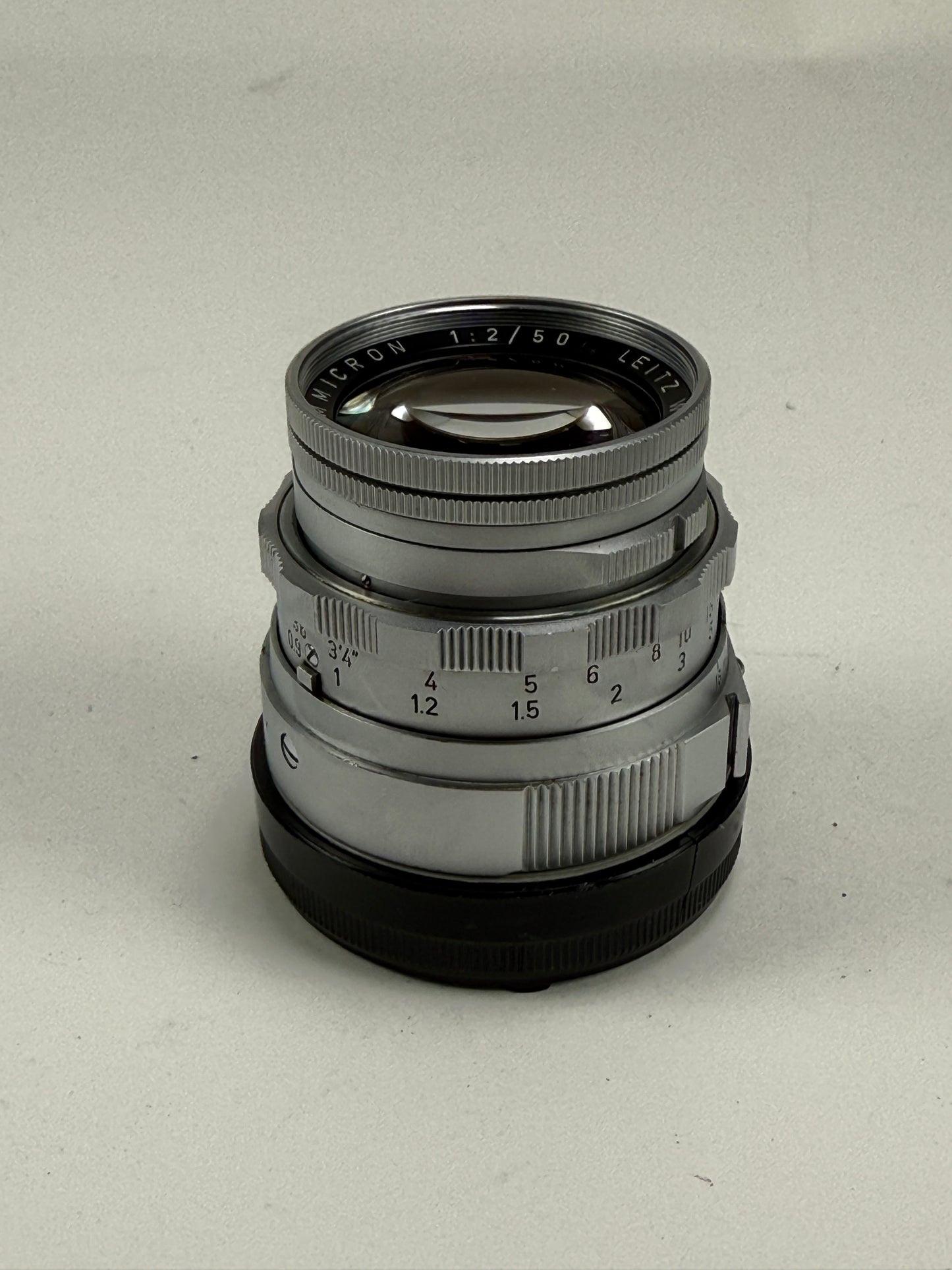 Leica Leitz Wetzlar Summicron-M 50mm F2 Dual Range DR f2 Lens Rigid