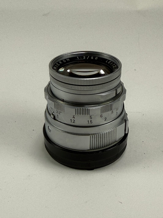 Leica Leitz Wetzlar Summicron-M 50mm F2 Dual Range DR f2 Lens Rigid