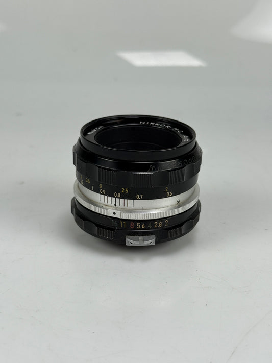 Nikon Nippon Kogaku Nikkor-H Auto 5cm 50mm f2 lens