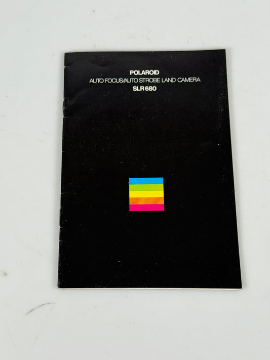 Polaroid SLR680 auto focus auto strobe Camera Instruction Manual