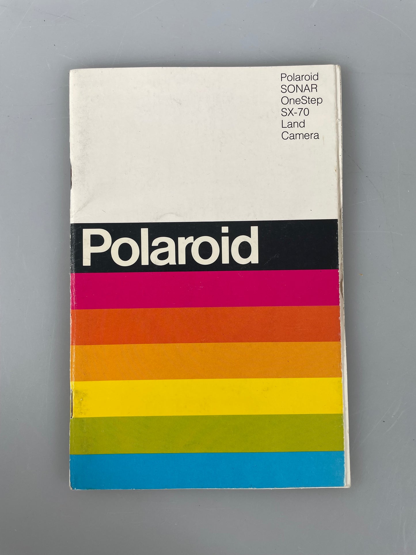 Polaroid SX-70 sonar one step User Instruction Manual Booklet