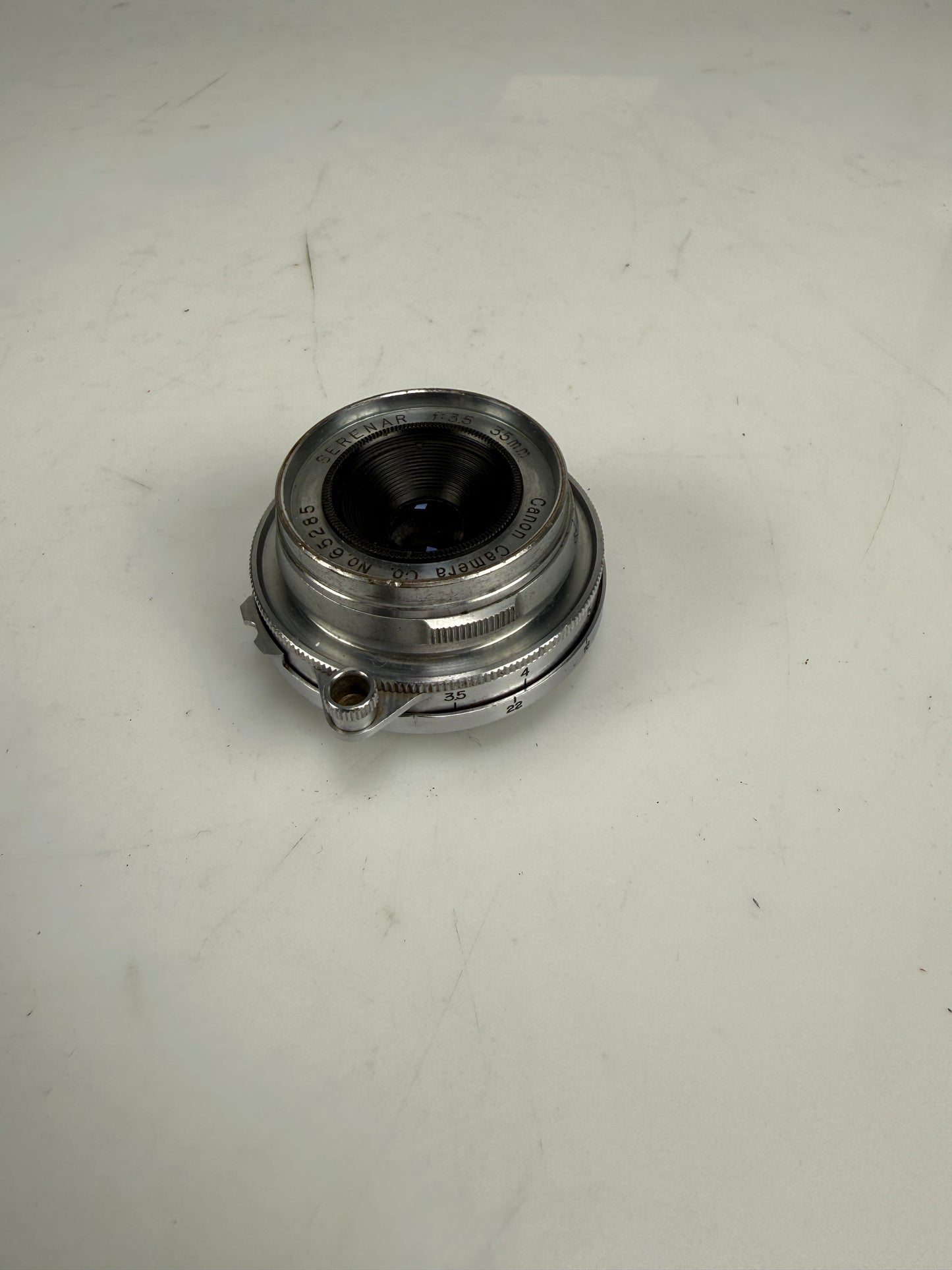 Canon camera Co Rangefinder RF 35mm f3.5 Serenar Leica SM
