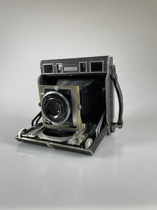 Kalart Press 3 1/4 x 4 1/4 Camera with Wollensak 127mm f4.5 Raptar lens
