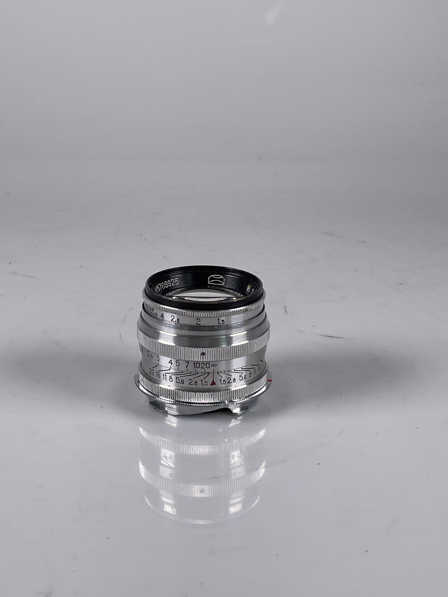 Russian Jupiter-3 5cm 50mm f1.5 Red P Lens FED Zorki Leica L39 LTM