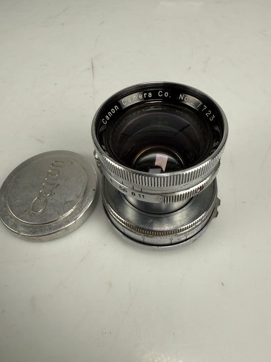 Canon Rangefinder RF 5cm 50mm f1.9 Serenar Leica SM