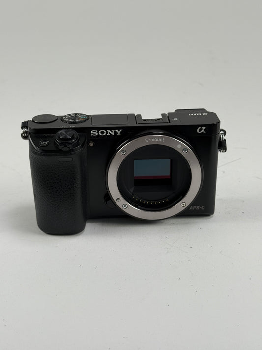 Sony Alpha A6000 24.3MP Digital Camera Black body