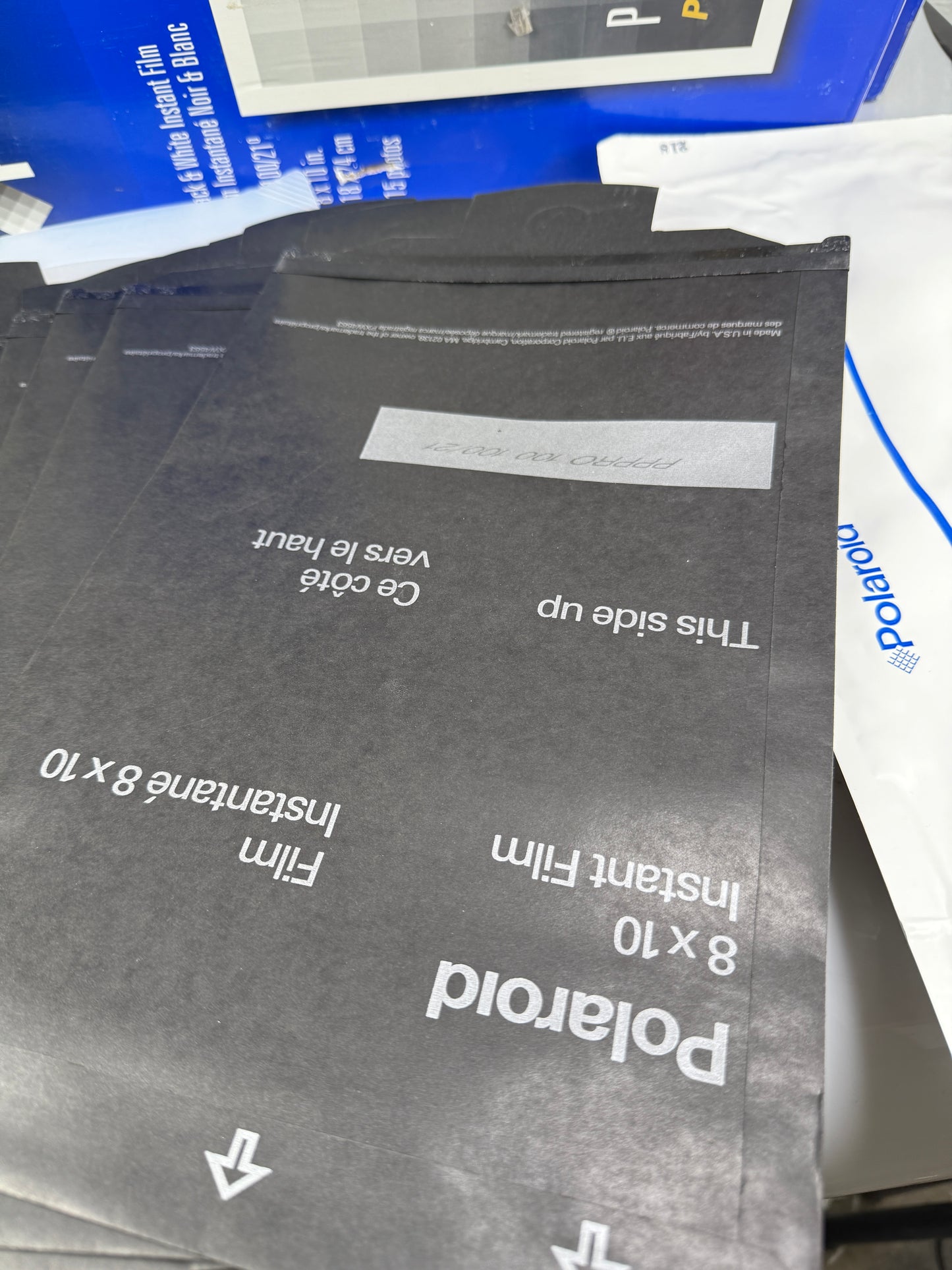 Polaroid 804 8X10 instant polapan film expired B&W 23 sheets