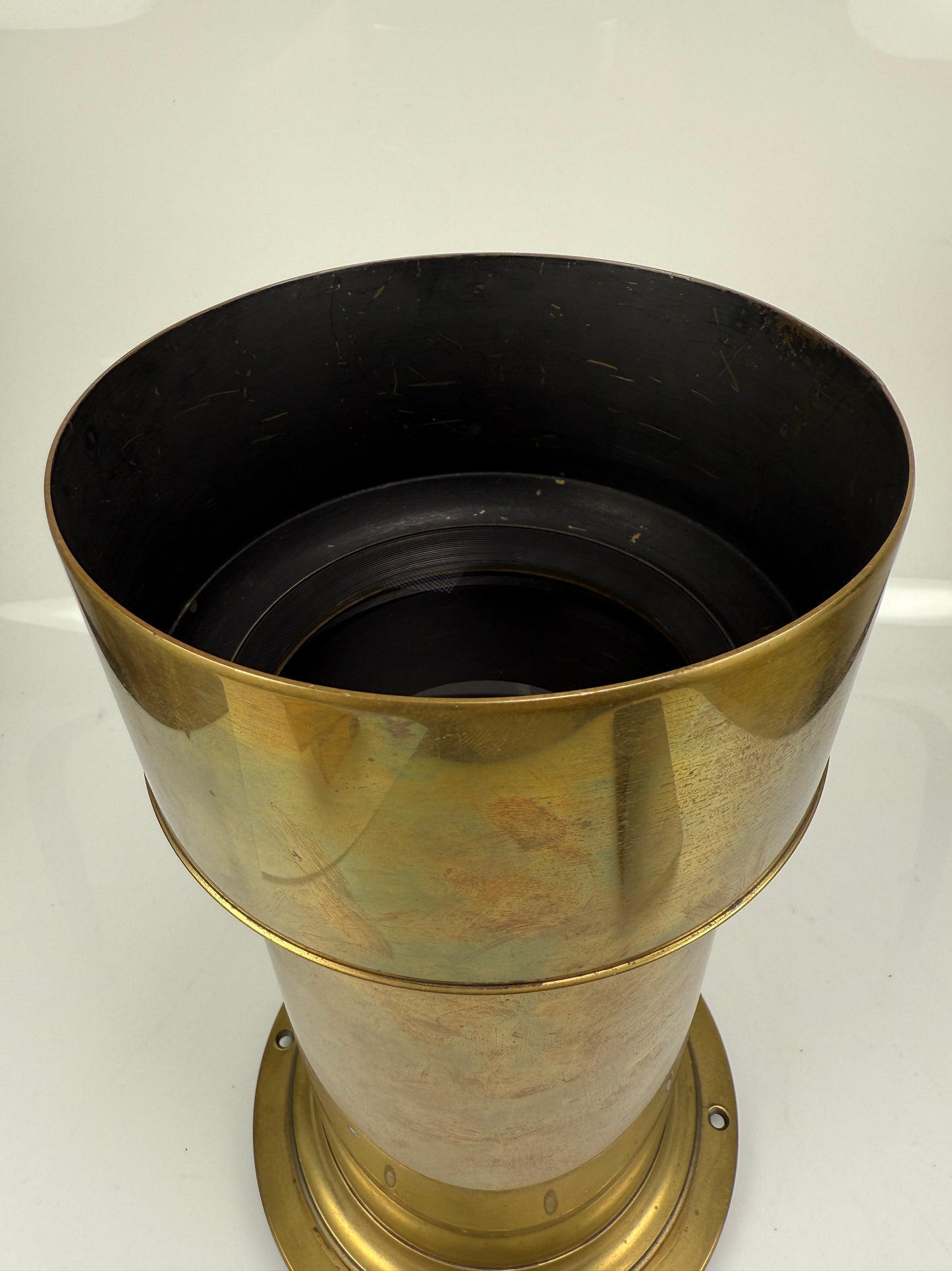 Voigtlander portrait lens vintage brass lens petzval large no 7