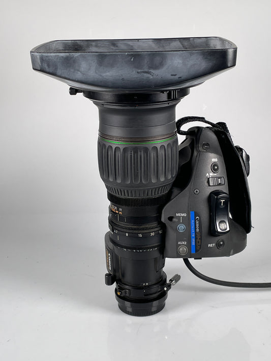 Canon HJ11ex4.7B IRSE HDXS 2/3" HD ENG Broadcast Servo Lens w/ 2x 4.7-52mm f1.9