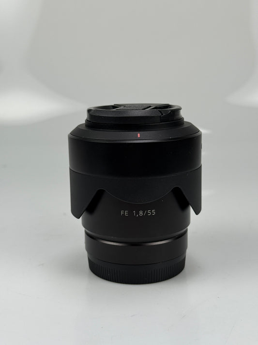 Sony FE E mount Carl Zeiss 55mm f1.8 ZA Sonnar T* lens