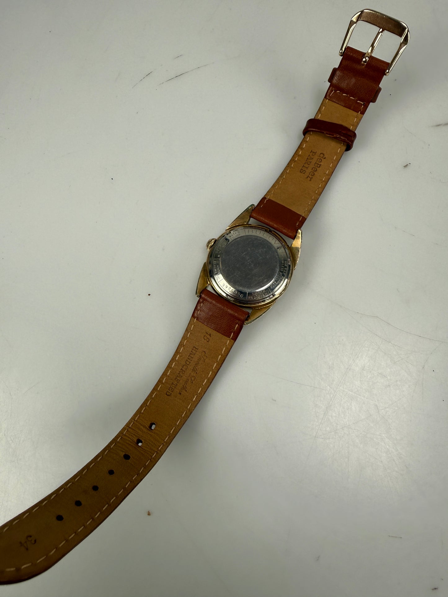 Vintage BULOVA 31mm men's automatic self winding watch 10K RGP Rolled Gold plate