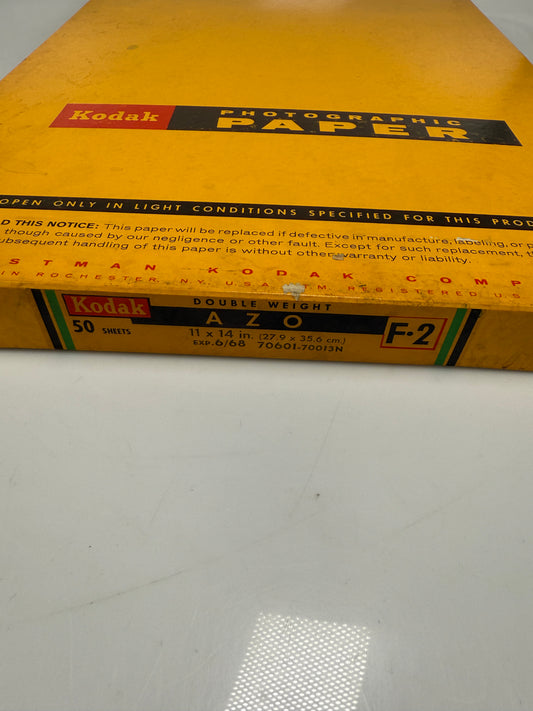 Kodak Azo F2 B&W Paper - 11x14, 50 sheets, SEALED double weight