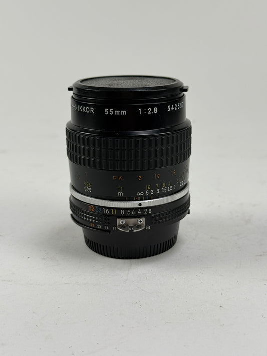 Nikon Nikkor AIS 55mm f2.8 Micro Lens