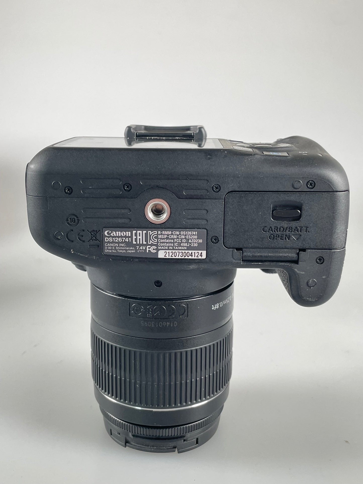 Canon EOD Rebel T7 24.1MP 18-55mm Lens DSLR Camera - Black kit