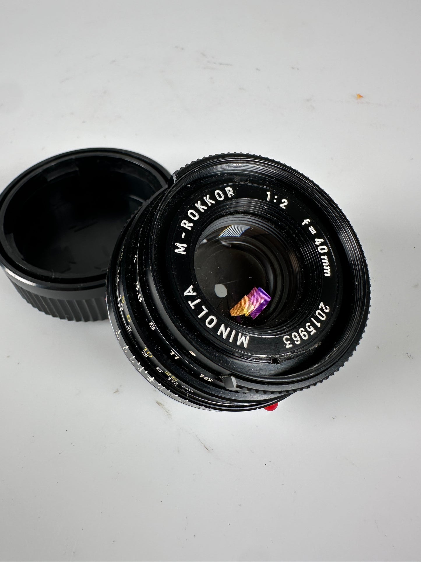 Minolta Rokkor M 40mm f/2 Leica M Mount Lens - Exc.