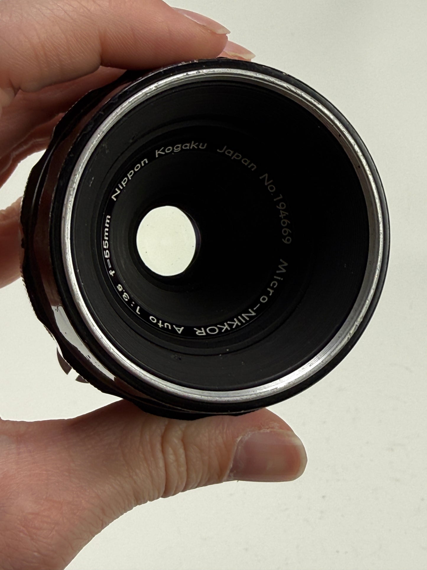 Nikon Nikkor Non AI 55mm f3.5 Micro Lens