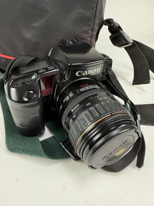 Canon EOS ELAN Film SLR Camera w/ 28-80mm f3.5-5.6 EF lens