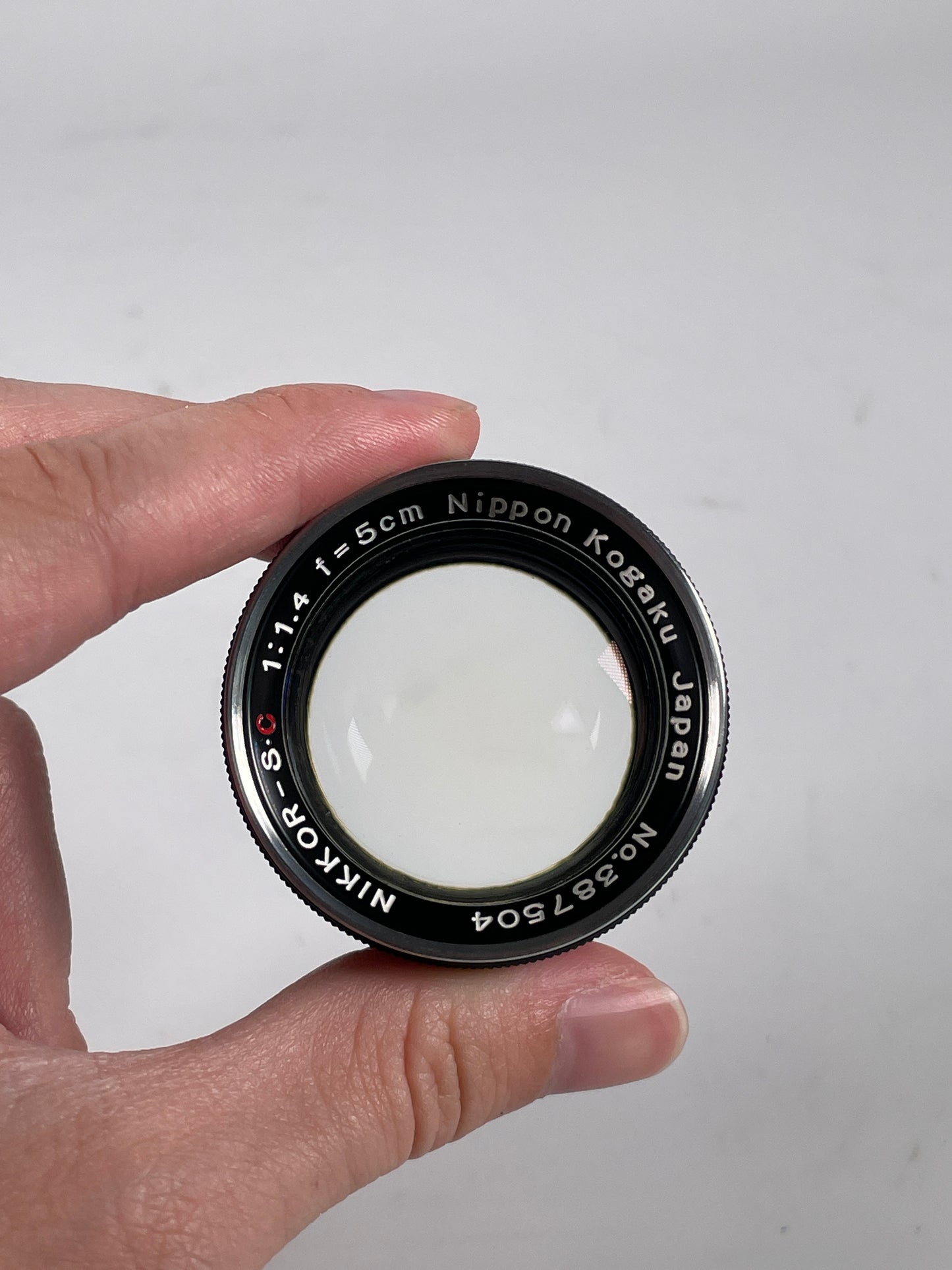 Nikon Nikkor S C 5cm 50mm f1.4 Nippon Kogaku Rangefinder Lens Black