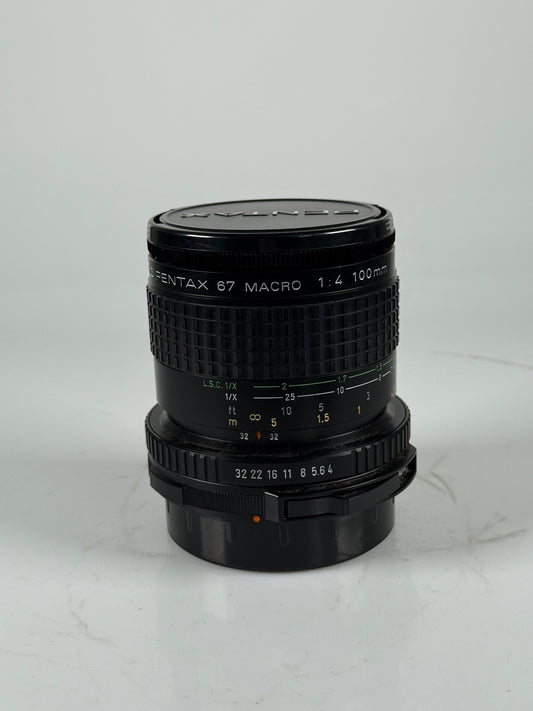 SMC PENTAX 67 Macro 100mm F4 Lens with Life Size Converter