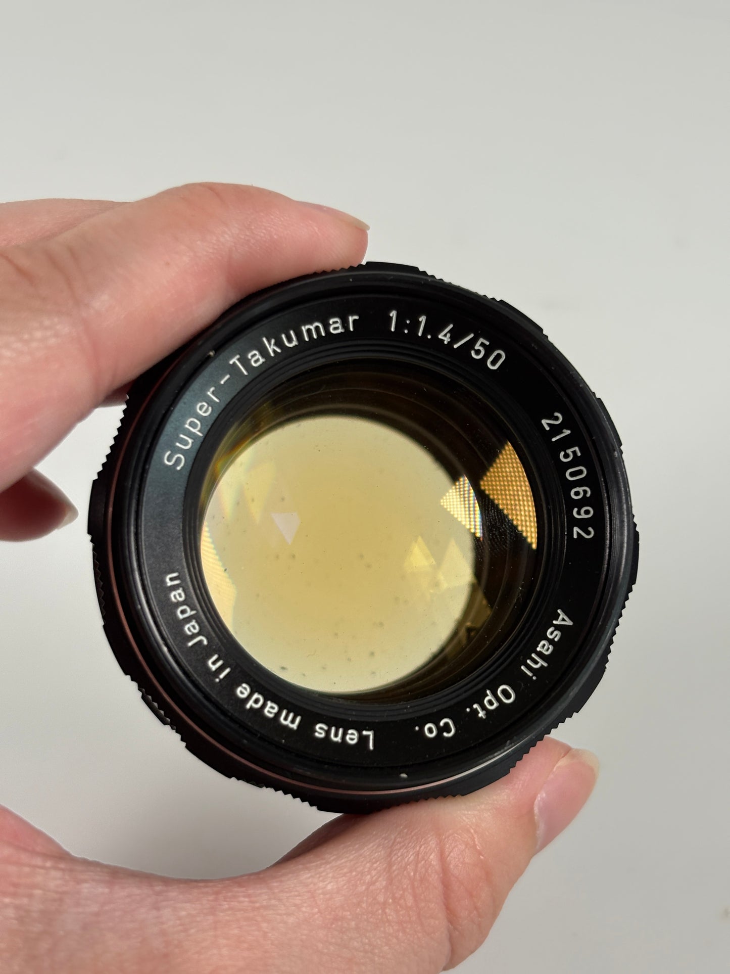 Asahi Pentax Takumar 50mm f1.4 lens M42