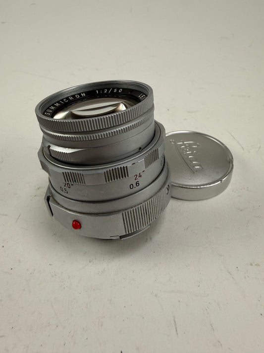 Leica Leitz Wetzlar Summicron-M 50mm F2 Dual Range DR Lens Rigid 235xxxx for M2-R