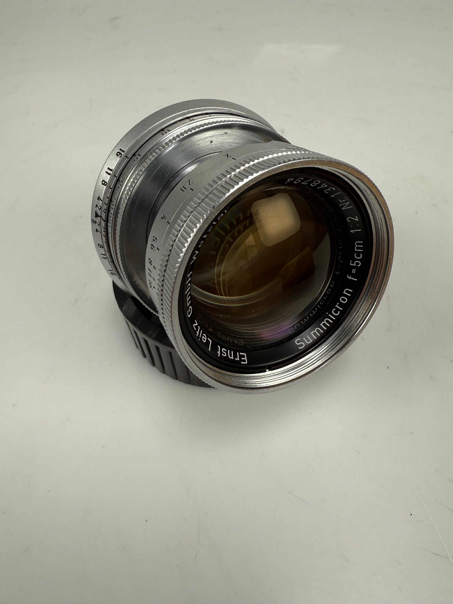 Leica 50mm f2 Summicron Radioactive M mount Rangefinder Lens