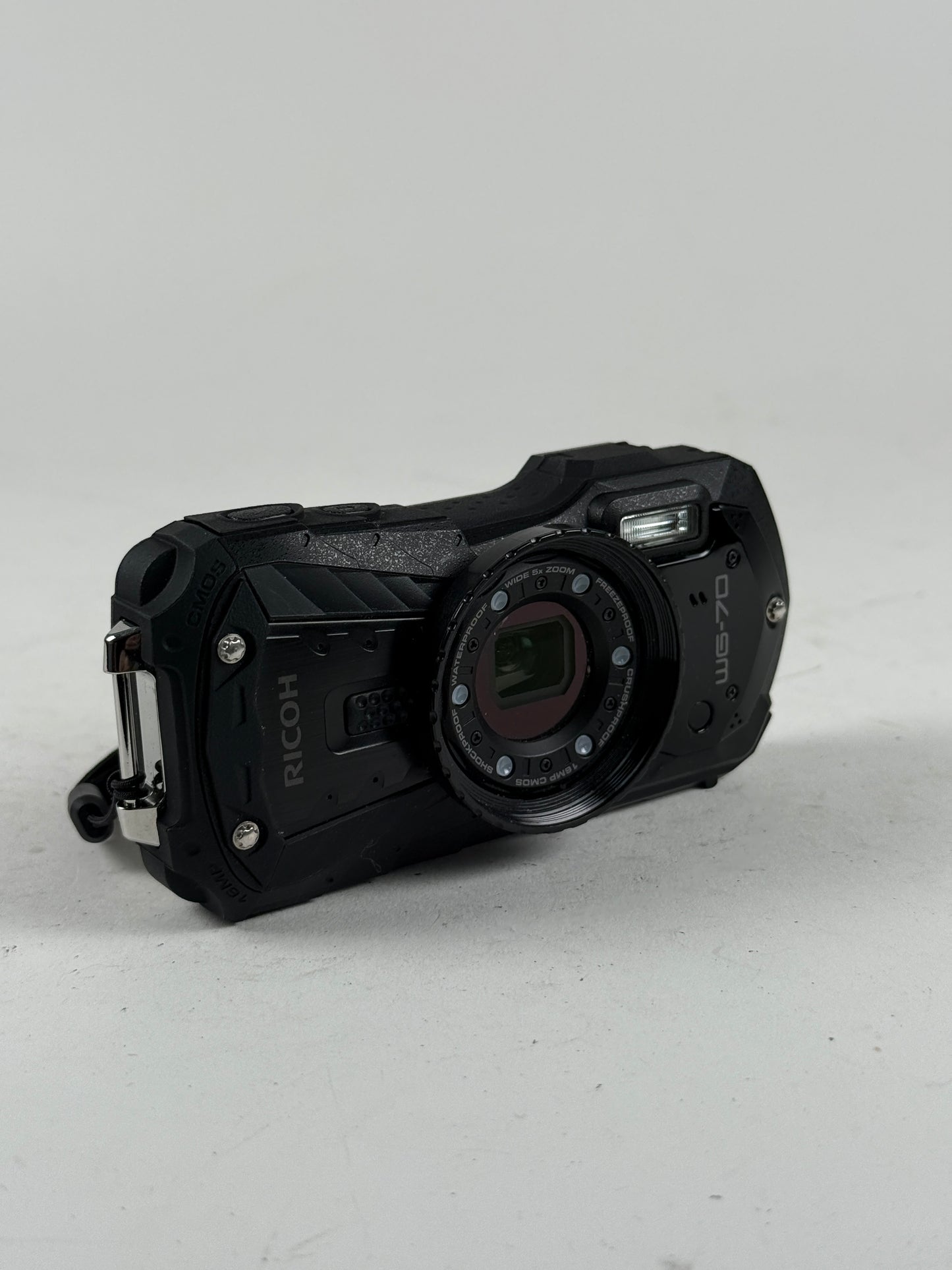Ricoh WG-70 Waterproof Shockproof Digital Camera 16MP 4K Video Black