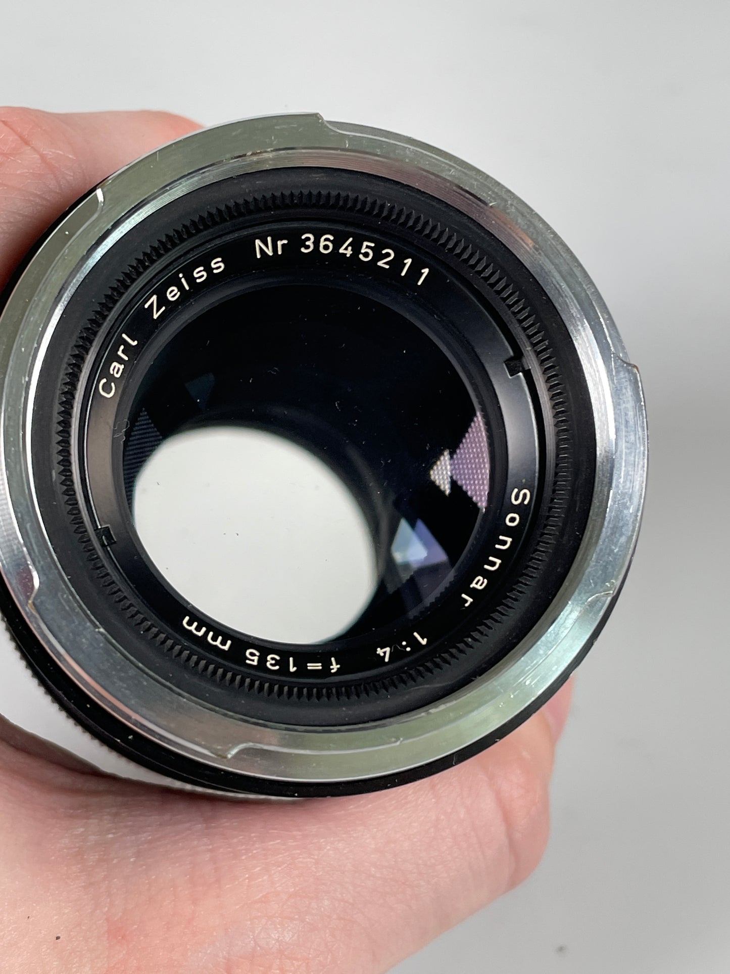 Contarex Carl Zeiss Sonnar 135mm f4 Lens Black