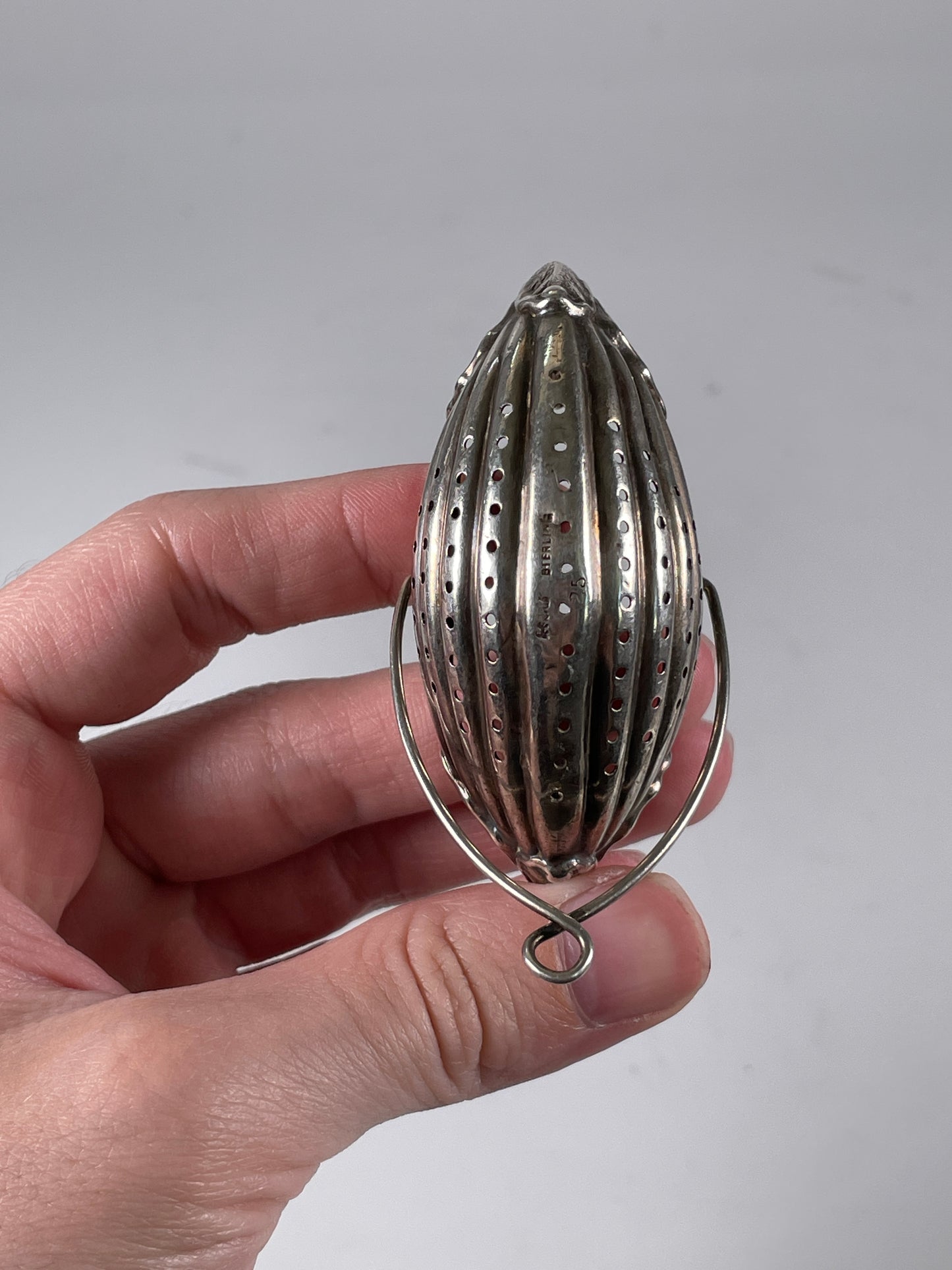 Gorham Sterling Silver Tea Strainer #25 Viking Ship