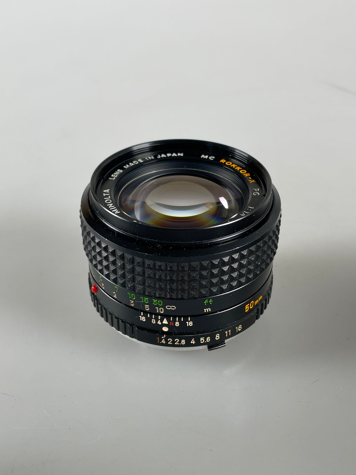Minolta MD 50mm f1.4 Rokkor-PG Lens 50/1.4