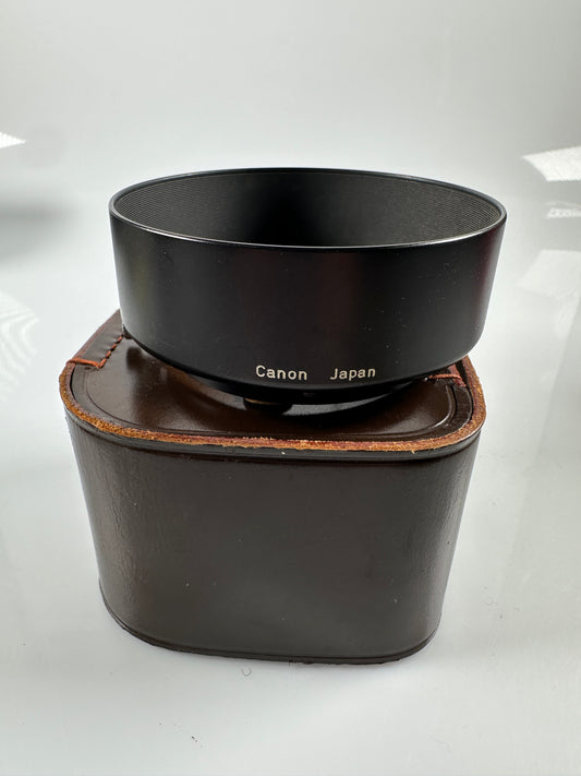 Canon Metal Lens Hood for 50mm f1.2 LTM Lens with case