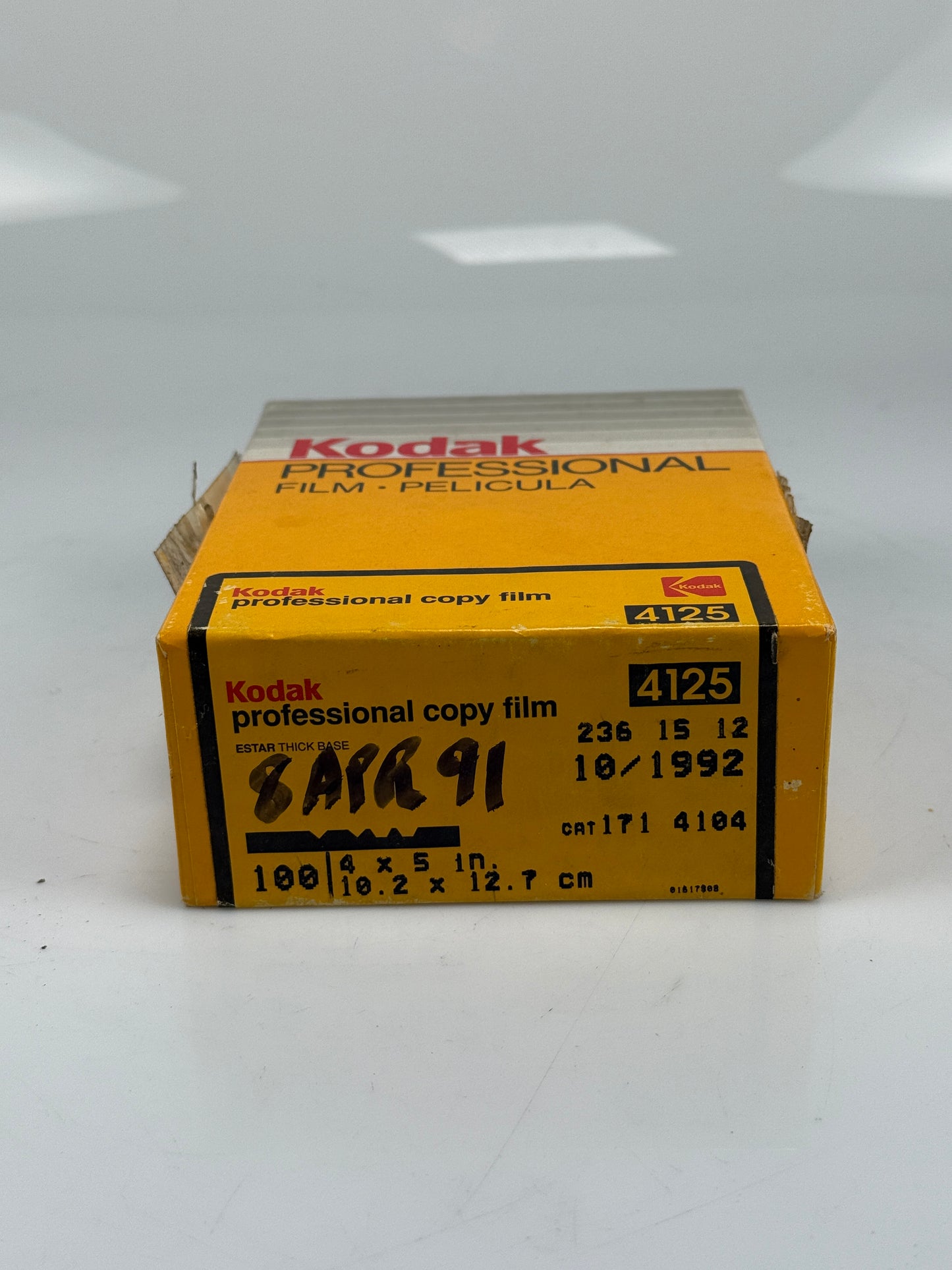100 Sheets of Kodak Professional Copy Film NOS 4 x 5 4125