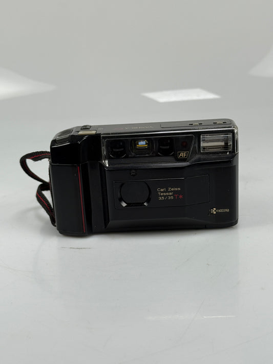 Yashica Kyocera T2 Point & Shoot Film Camera Zeiss Tessar T* 35mm f/3.5 Lens