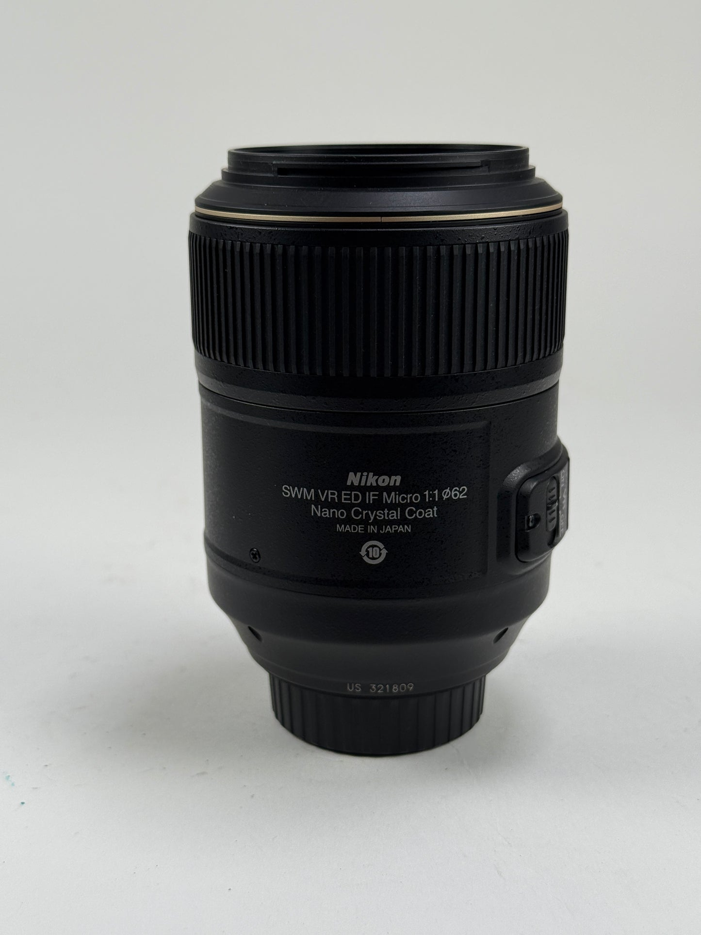 Nikon Nikkor AF-S 105mm f2.8 G VR Micro IF ED Lens AFS