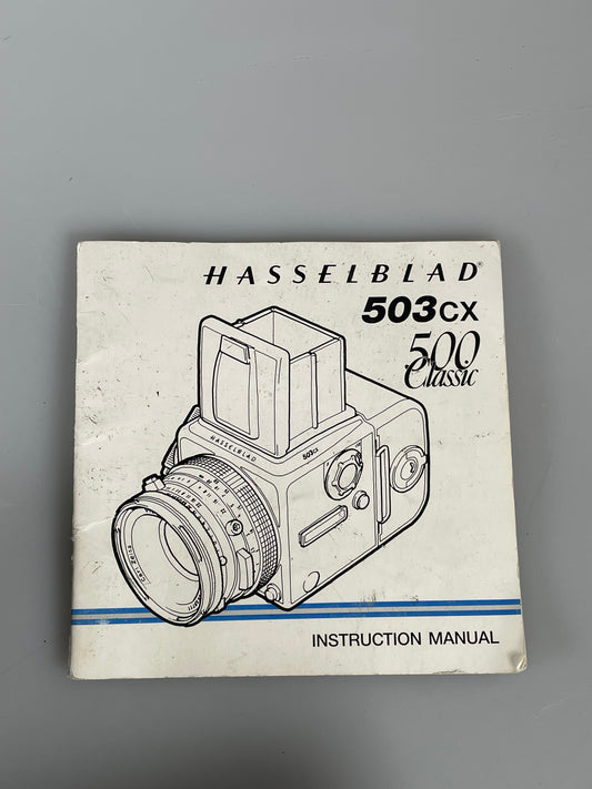 Hasselblad 500 classic, 503CX Instruction Manual