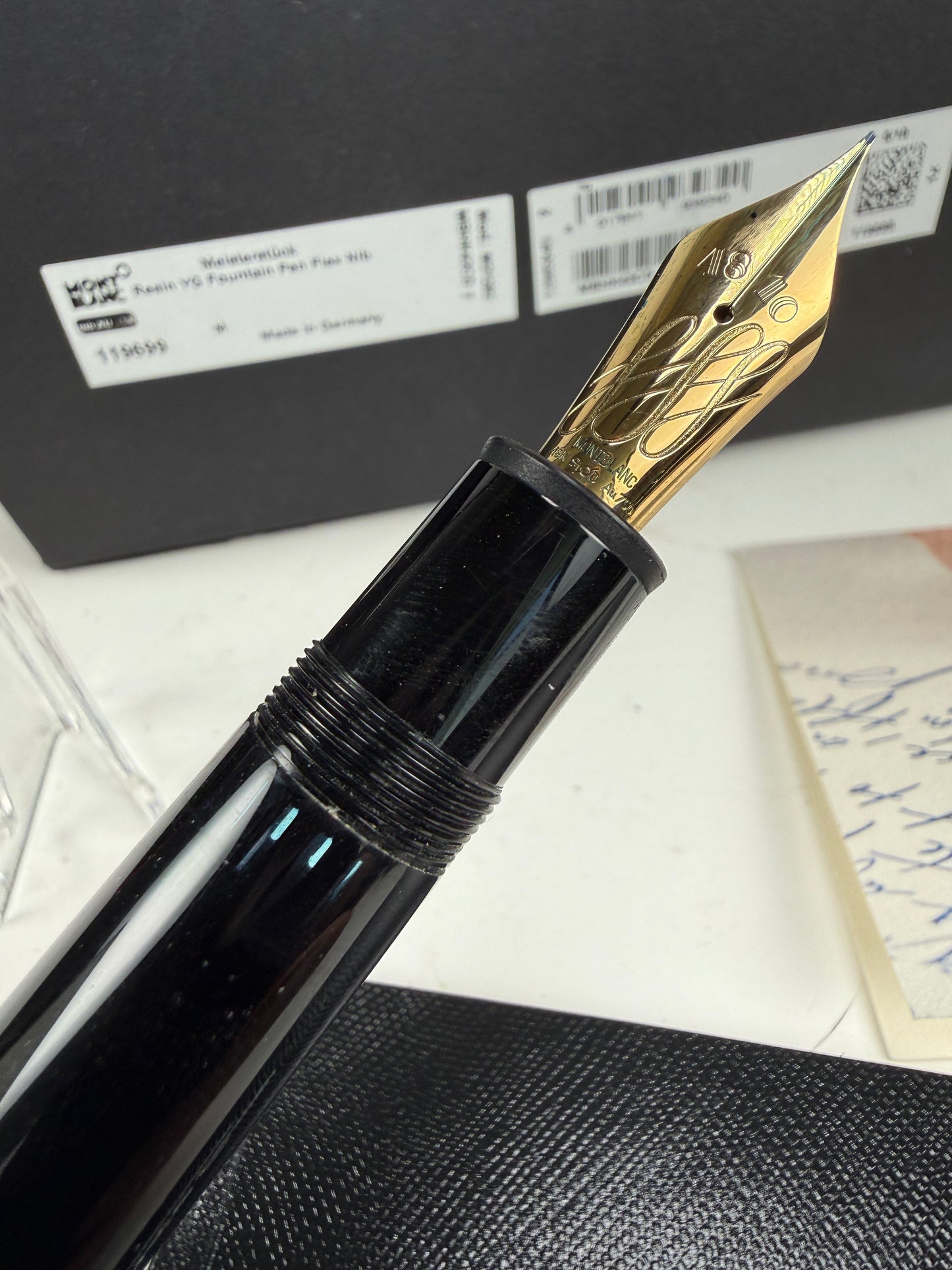Rare Montblanc Meisterstück 149 Resin Flex Nib Fountain Pen 119699 M21282