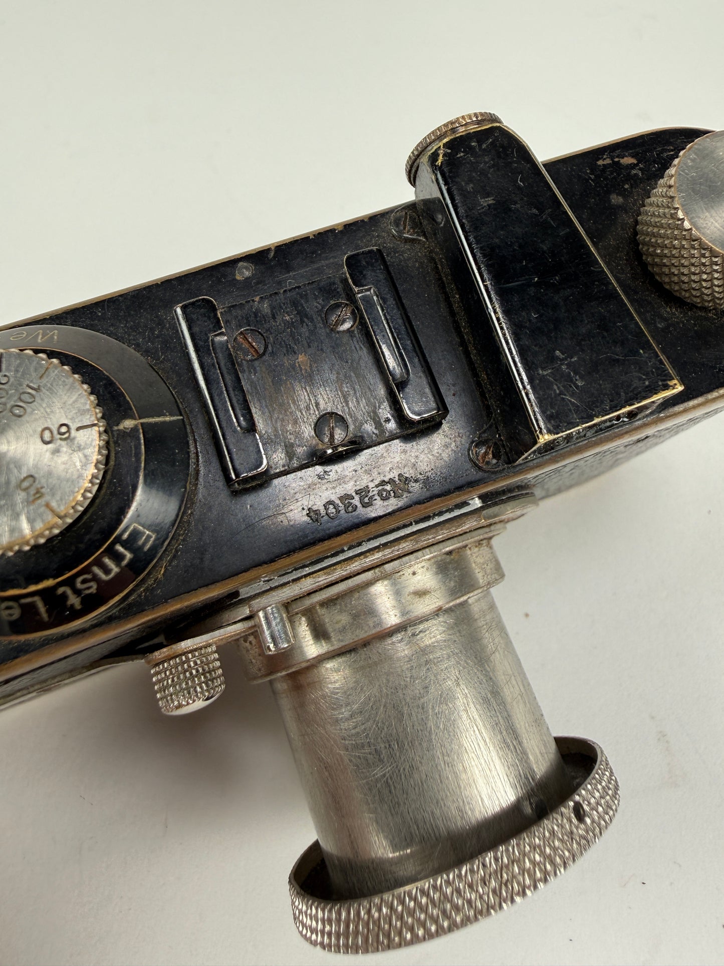 Leica Standard I Model A Black Paint Camera Screwmount Ltm Body 4 digit