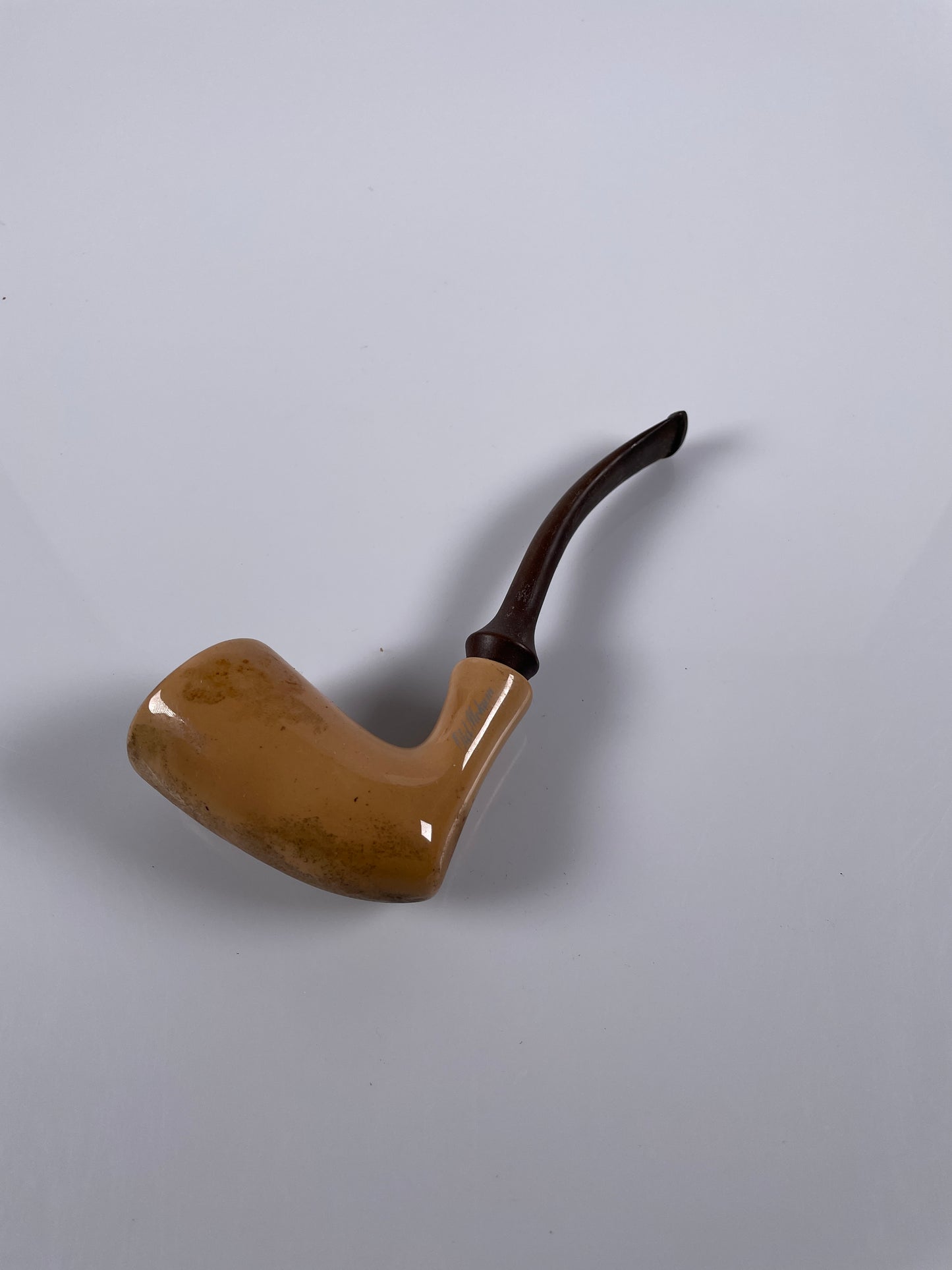 Old Mokum - Zenith Amsterdam / Vintage Glazed Ceramic Pipe smoking