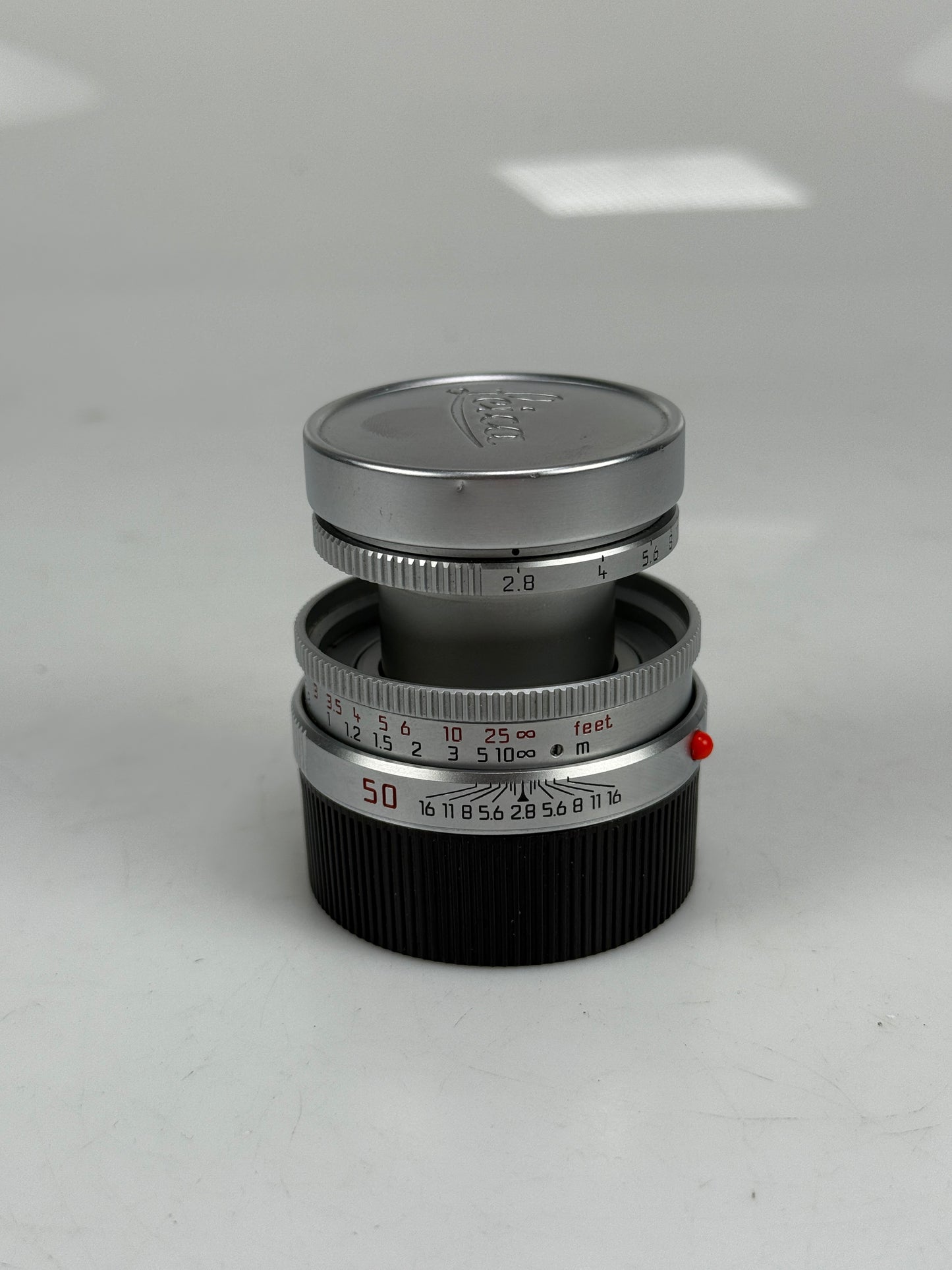 Leica HANSA 50mm Elmar-m f2.8 Silver Chrome Lens RARE