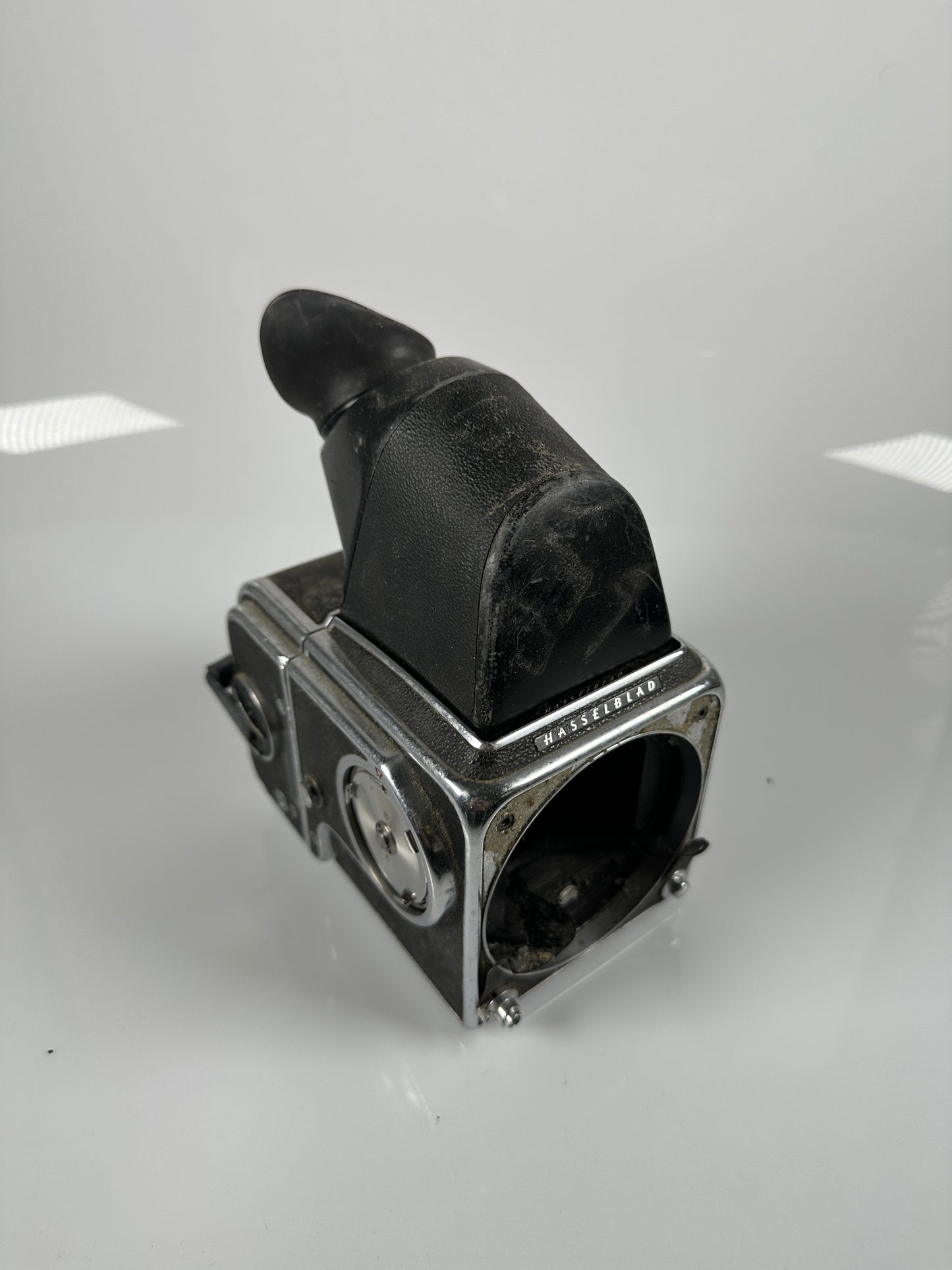 HASSELBLAD 500C Chrome CAMERA Body with NC2 prism, A12 120 back