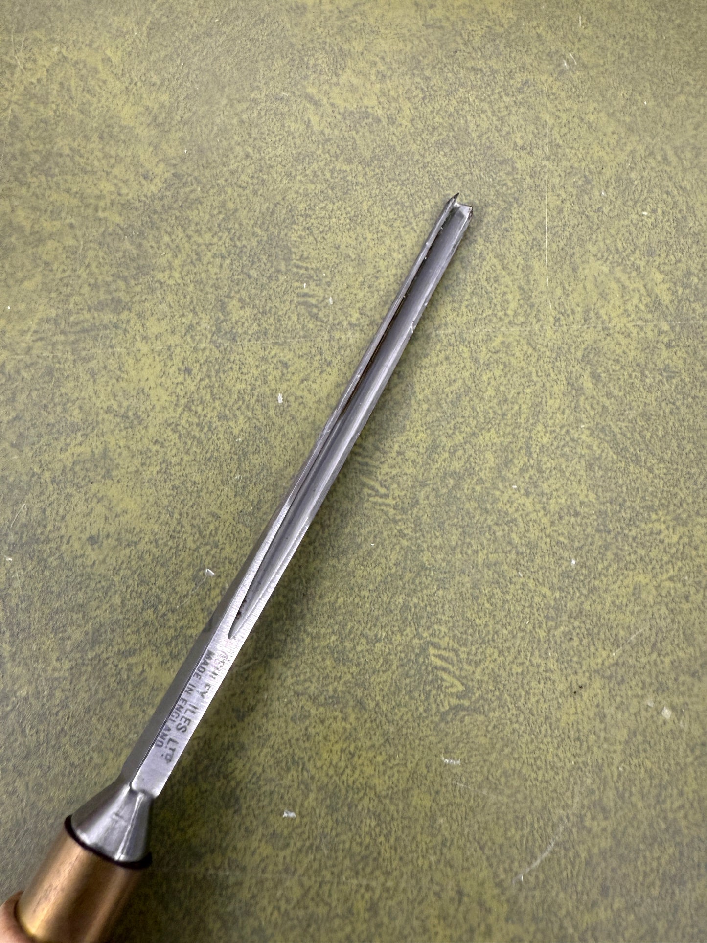 Vintage Ashley Iles Carving Gouge No 39 Straight V Chisels