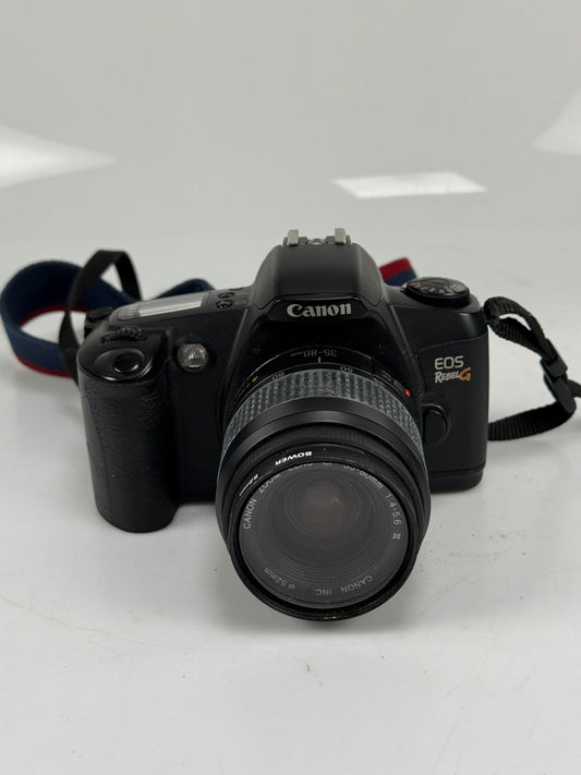 Canon EOS Rebel G 35mm SLR Film Camera kit with 35-80mm lens