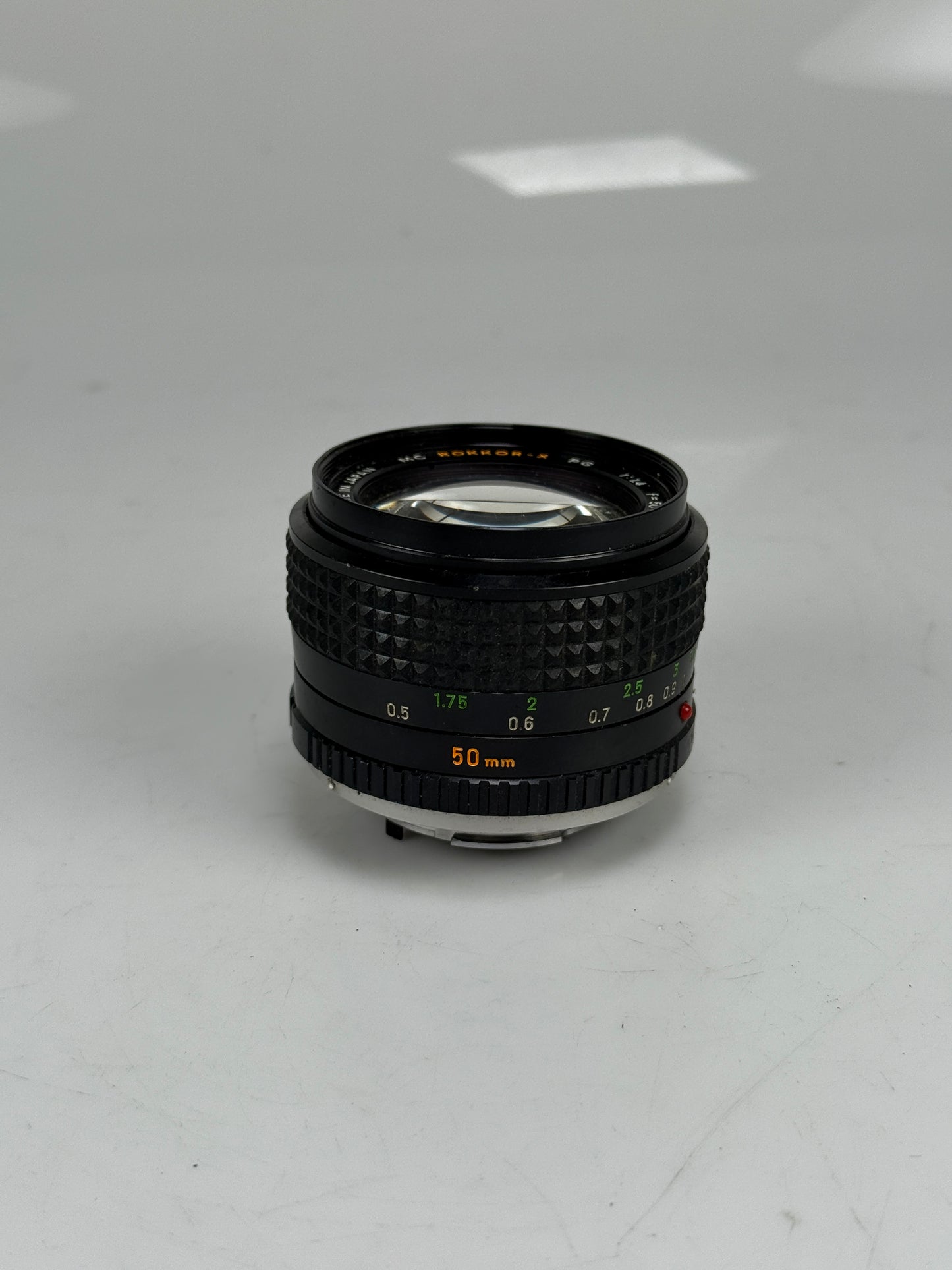 Minolta MD Rokkor-X 50mm f1.4 manual focus lens