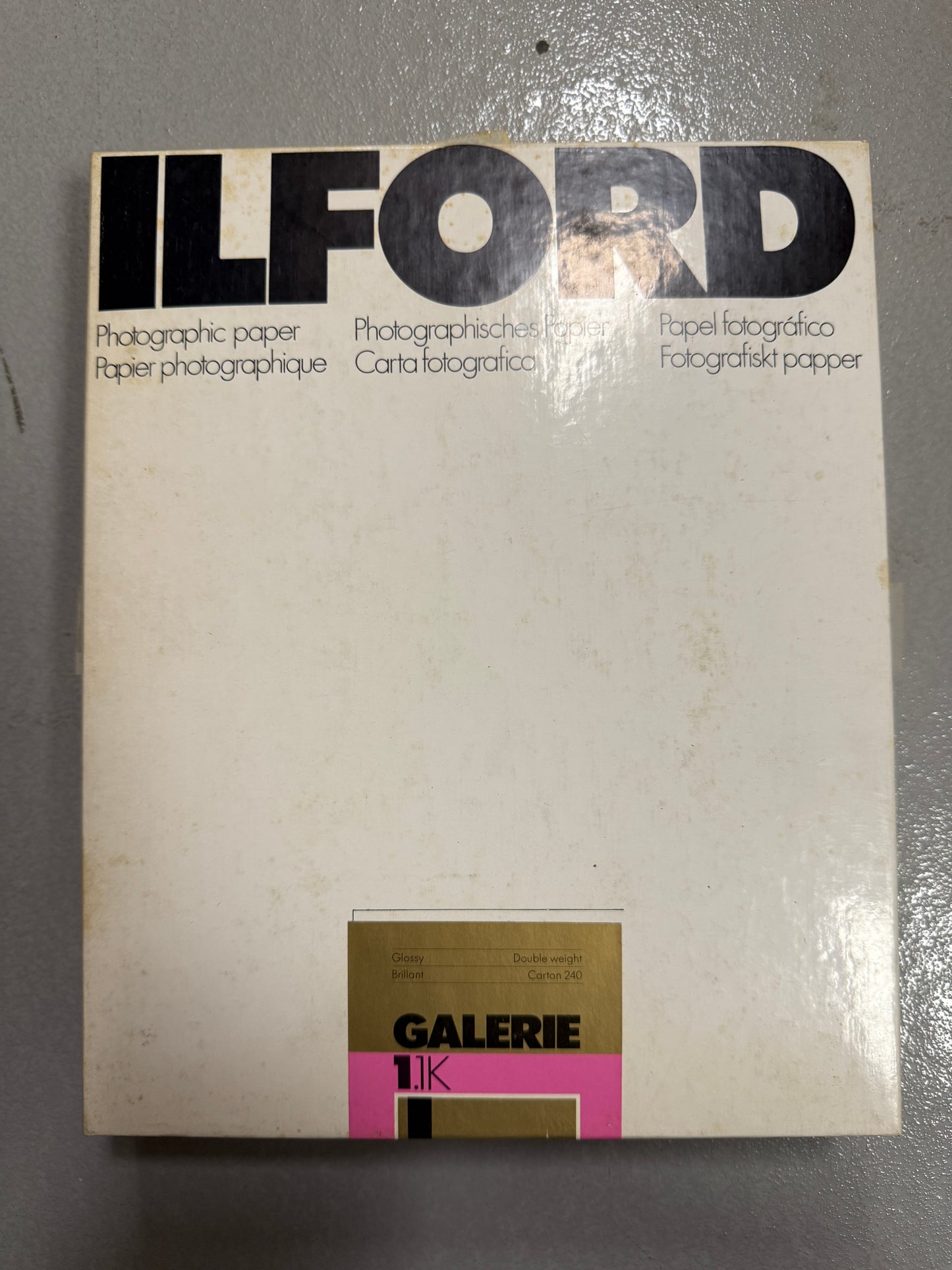 Ilford Ilfobrom Galerie 1.1K 8x10 Photo Paper 100 sheets unopened NOS fibre