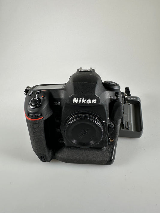 Nikon D5 Digital Camera 20.8MP DSLR Camera Body (Dual XQD Slots) D5-a