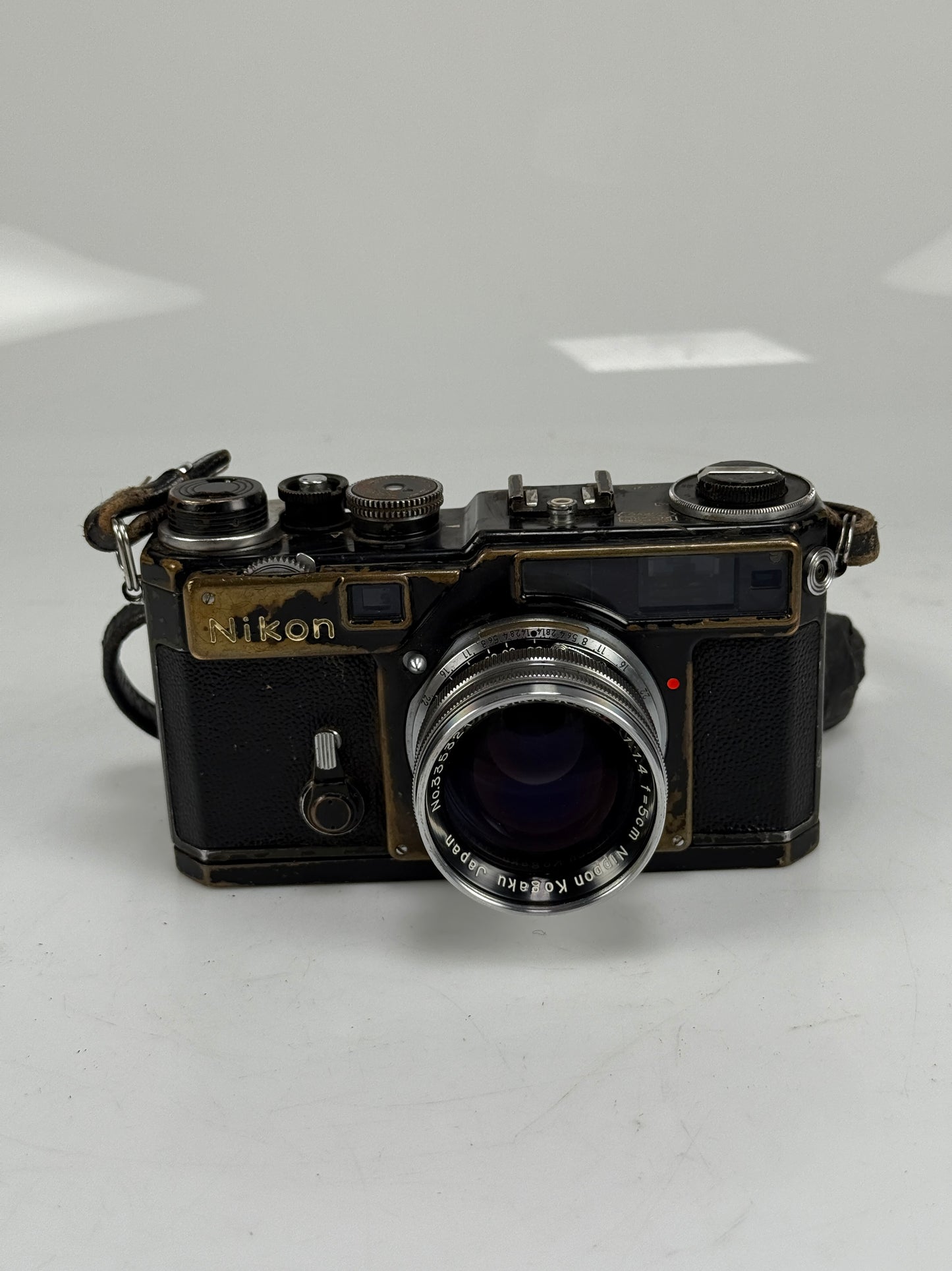 Nikon SP Black paint Rangefinder Camera body with 5cm 50mm f1.4 lens