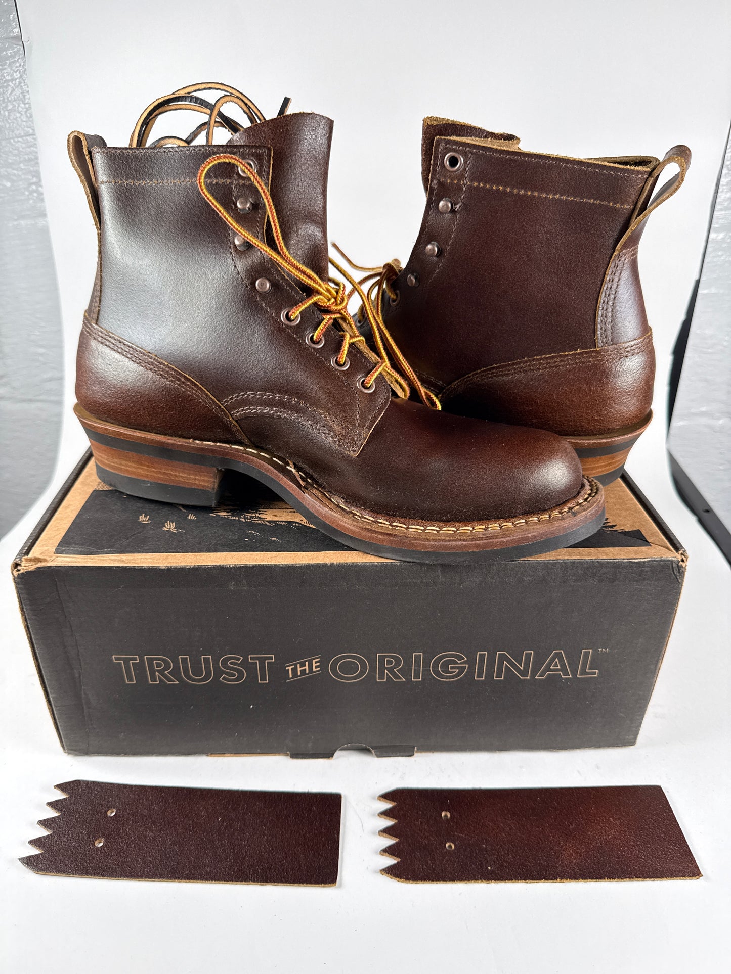 White’s Boots + Baker’s 350 C CWX Cruiser Cinnamon Waxed Flesh 10.5 D
