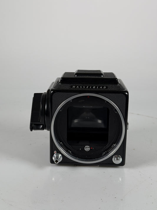 HASSELBLAD 500CM 500C/M CAMERA Body waist level WLF black and crank