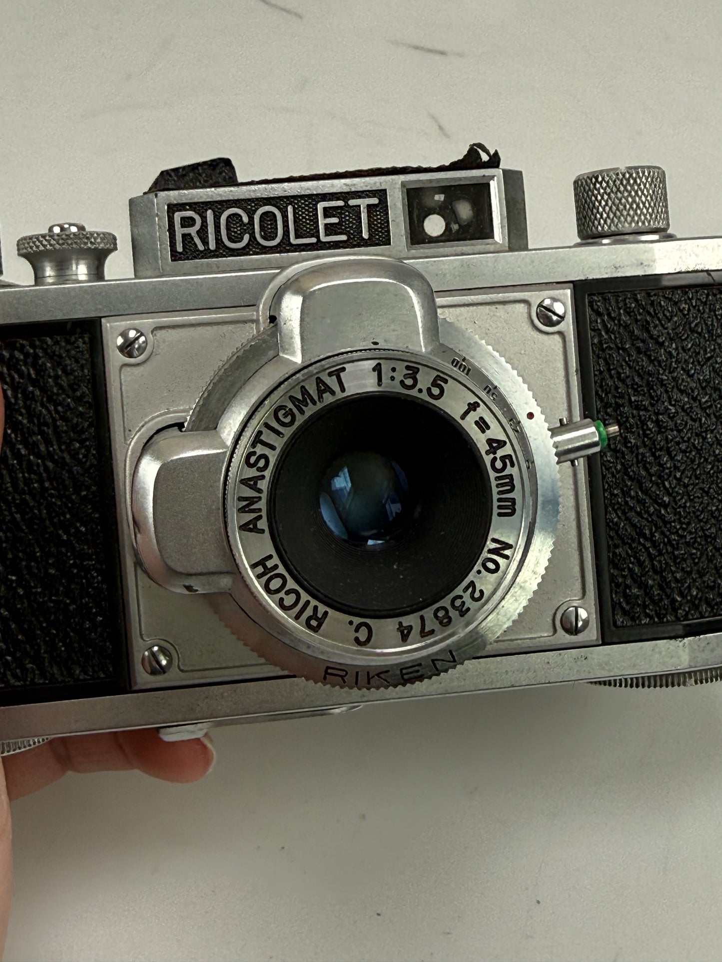 Ricoh Ricolet Film Camera + Anastigmat 45mm f3.5 Lens